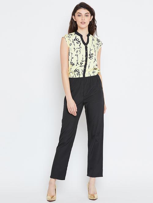 abstract full leg jumpsuit - 15997749 - Very Small Image - 1
