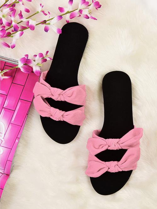 pink slip on sandals - 16002158 - Very Small Image - 1