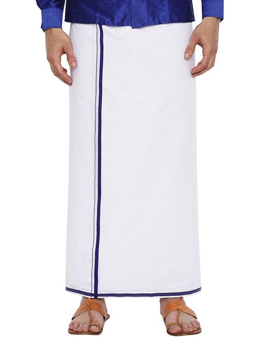 white cotton lungi  - 16003238 - Very Small Image - 1