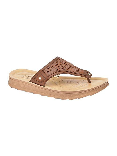 brown   toe separator flip flops - 16003381 - Very Small Image - 1
