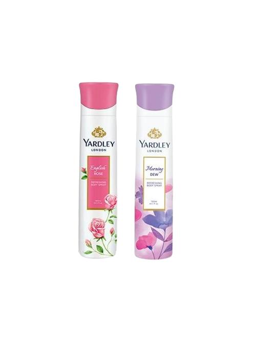 yardley london deodorant for women english rose and morning dew combo pack 2 (150 ml)? - 16004546 - Very Small Image - 1