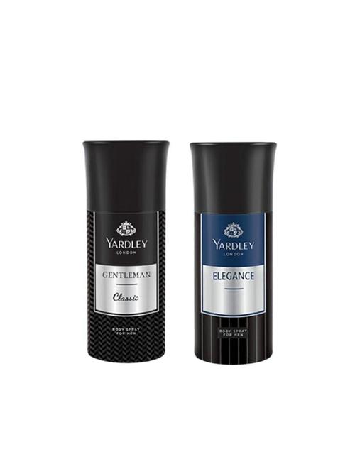 yardley london deodorant for men gentleman and elegance (150 ml) combo pack - 16004594 - Very Small Image - 1