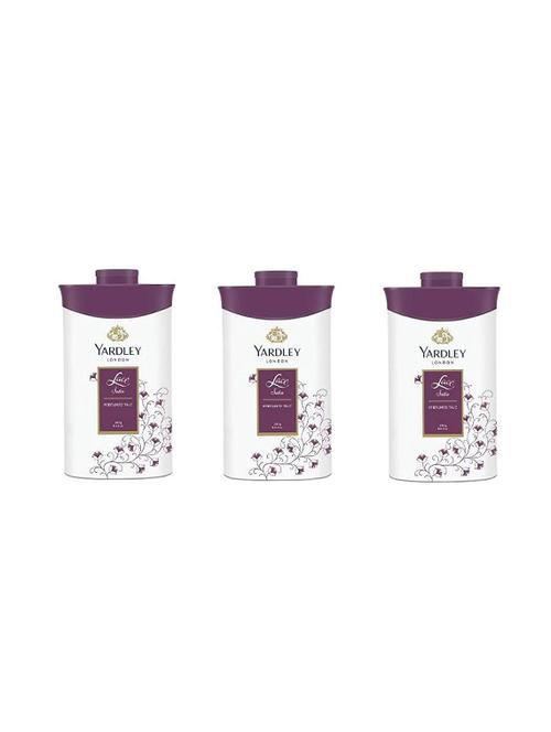 yardley london lace satin talc - 250gm (pack of 3) - 16004655 - Very Small Image - 1