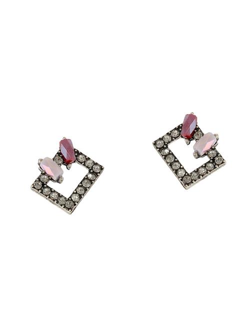 silver brass studs earring - 16004767 - Very Small Image - 1