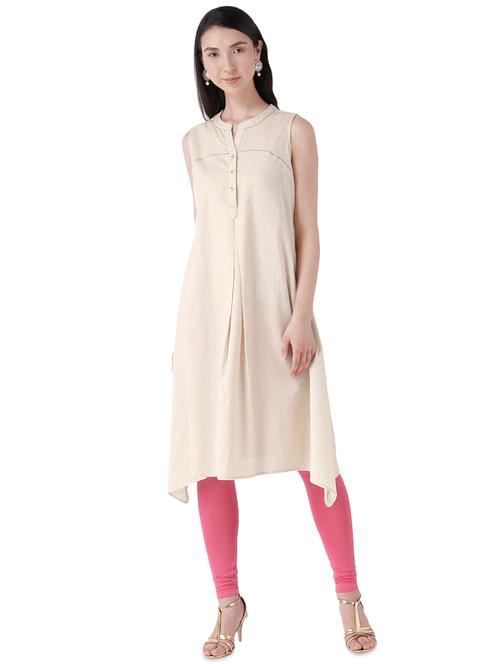 asymmetric solid kurta - 16005694 - Very Small Image - 1