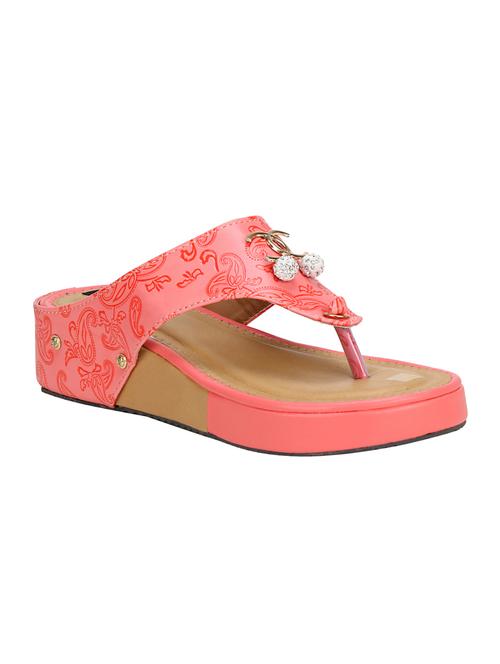 pink toe separator sandal - 16006101 - Very Small Image - 1
