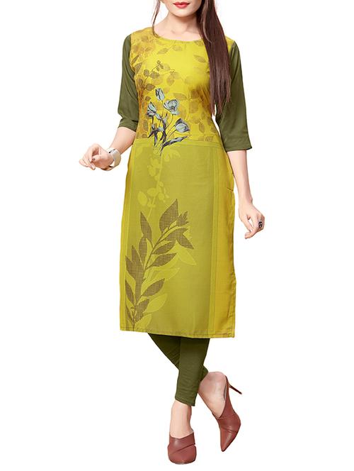 women's straight kurta - 16006237 - Very Small Image - 1