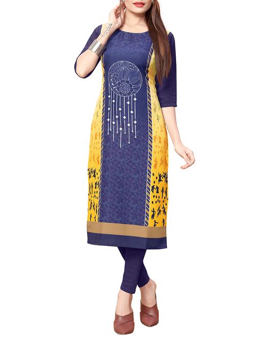 women's straight kurta - 16006244 - Very Small Image - 1