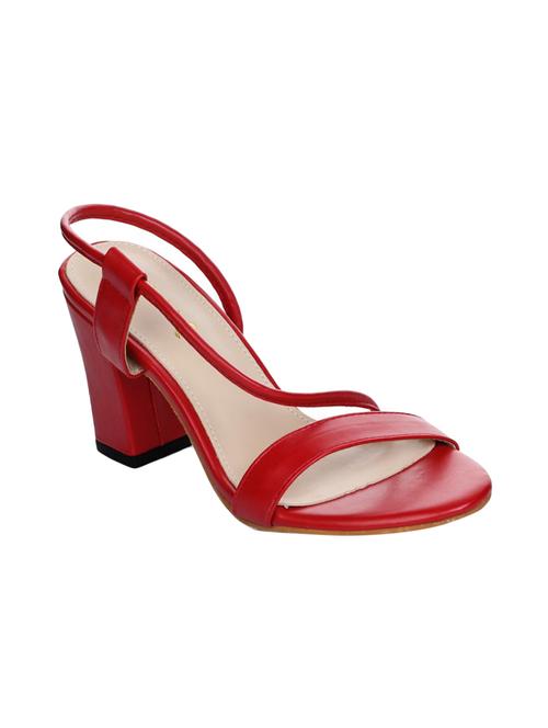 red synthetic sandals - 16007377 - Very Small Image - 1