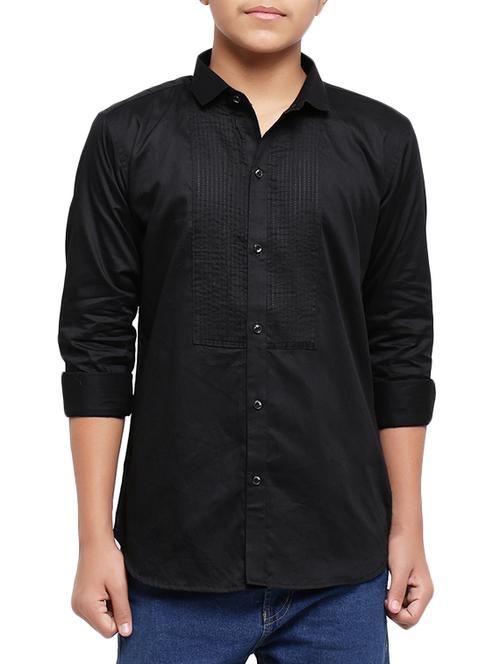 black polyester shirt - 16012207 - Very Small Image - 1