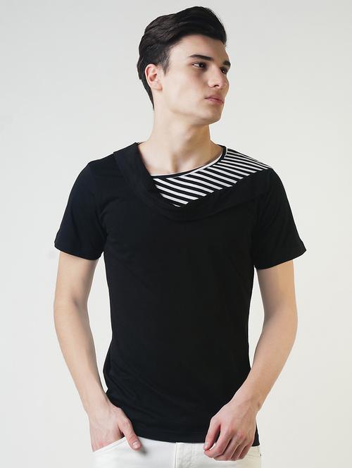 black striped t-shirt - 16013687 - Very Small Image - 1