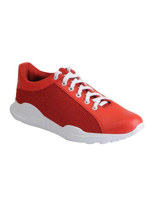 red mesh & synthetic shoes - 16015721 - Very Small Image - 1