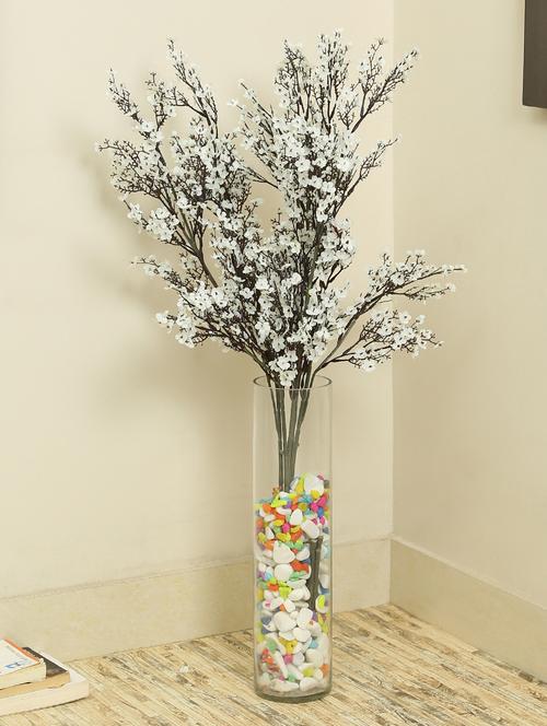 aapno rajasthan plastic white artificial flowers - 16016413 - Very Small Image - 1