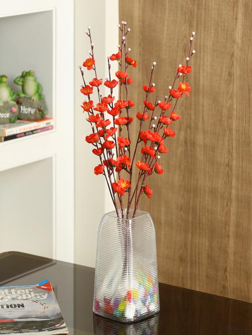 aapno rajasthan plastic orange artificial flowers - 16016452 - Very Small Image - 1