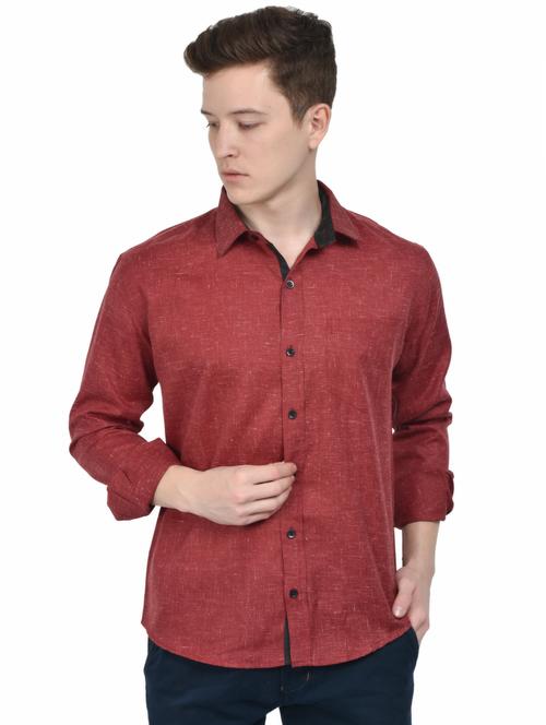 red printed casual shirt - 16024344 - Very Small Image - 1