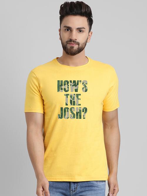 how's the josh ? yellow t-shirt - 16039931 - Very Small Image - 1