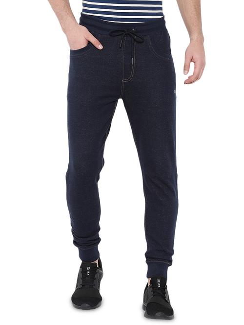 navy blue cotton jogger - 16040021 - Very Small Image - 1