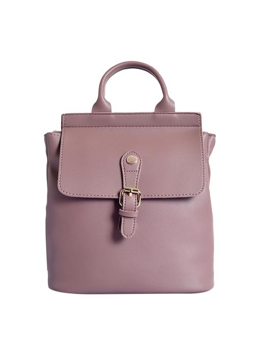 purple leatherette (pu) regular backpack - 16042341 - Very Small Image - 1