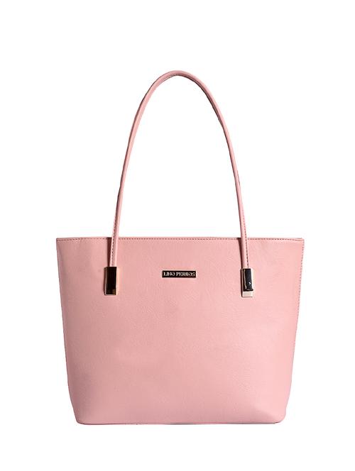 pink leatherette (pu) handbag - 16042468 - Very Small Image - 1