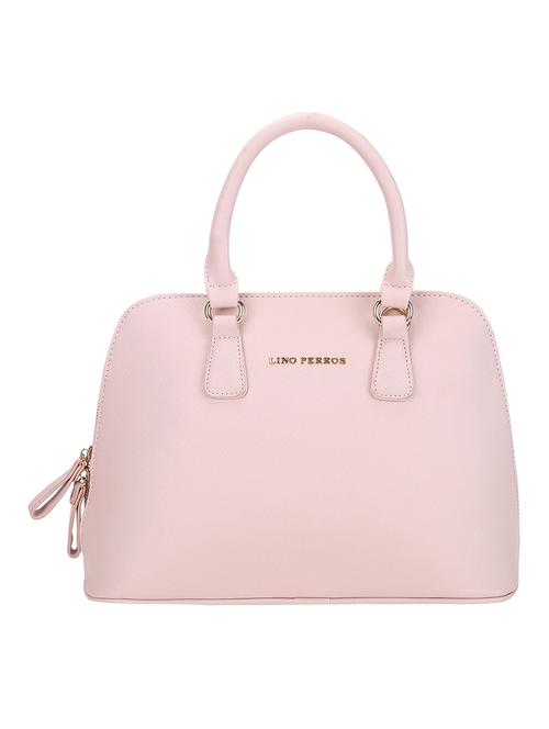 pink leatherette (pu) satchel - 16044255 - Very Small Image - 1
