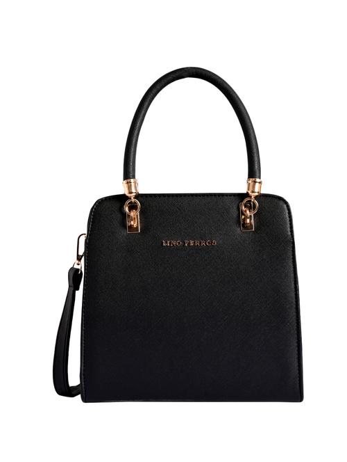 black leatherette (pu) satchel - 16044295 - Very Small Image - 1