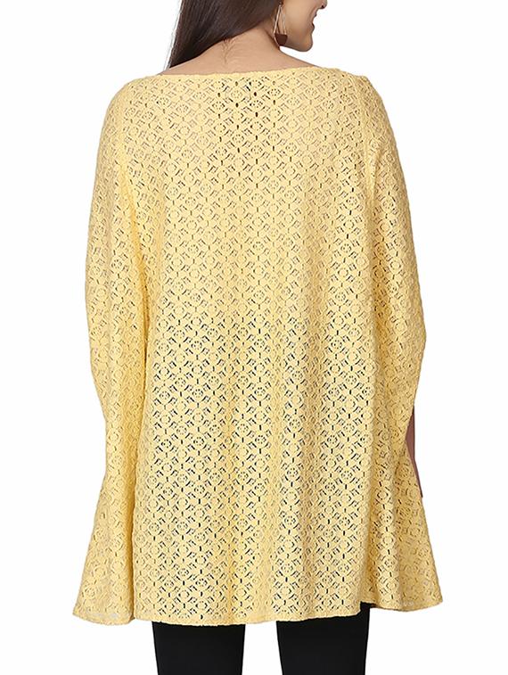 dolman sleeved laced tunic - 16045430 - Standard Image - 2