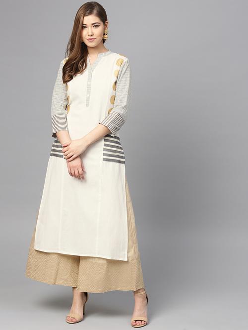 patch pocket straight kurta - 16047468 - Very Small Image - 1
