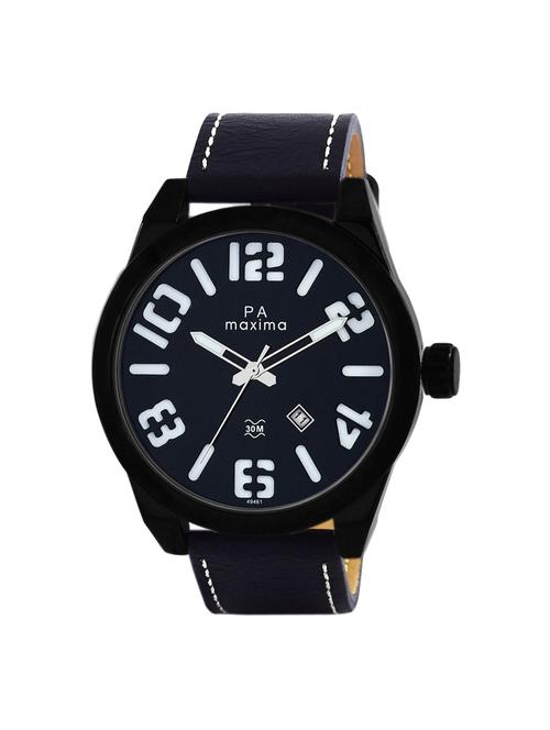 leatherette strap analog watch (49461lagb) - 16048741 - Very Small Image - 1
