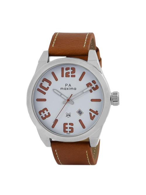 leatherette strap analog watch (49361lagi) - 16048745 - Very Small Image - 1