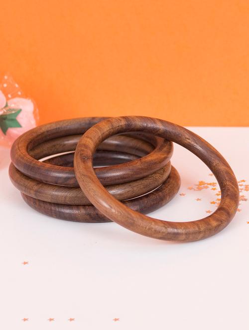 yellow wood bangle - 16049646 - Very Small Image - 1