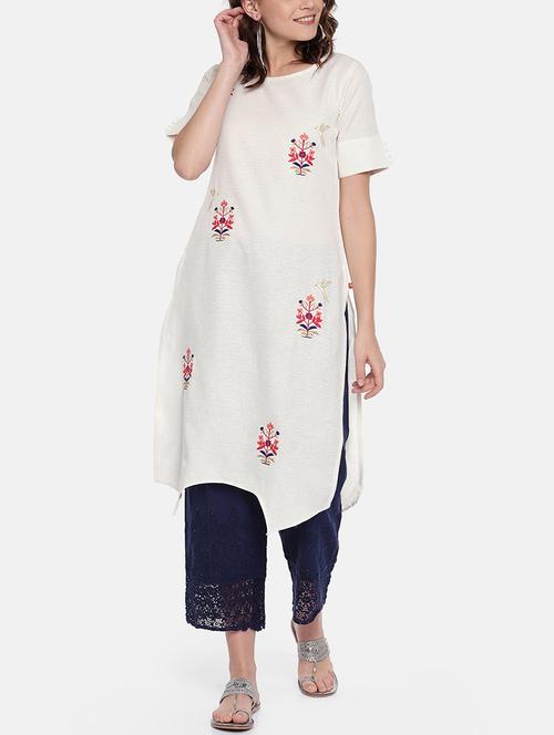 women's asymmetric kurta - 16050304 - Very Small Image - 1