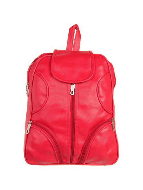 red leatherette backpack - 16050392 - Very Small Image - 1