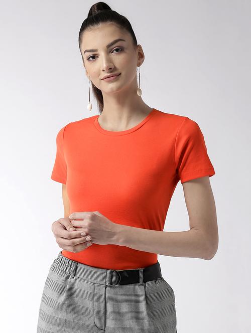 solid crew neck tee - 16050781 - Very Small Image - 1