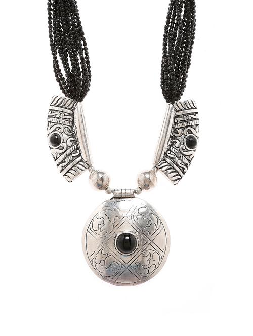  women ethnic daily wear designer necklace - 16053540 - Very Small Image - 1