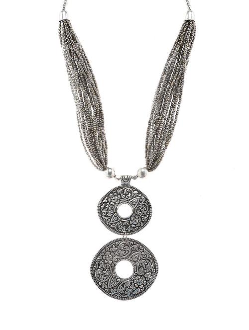  women ethnic daily wear designer necklace - 16053541 - Very Small Image - 1
