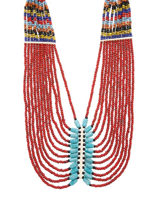 multi colored metal necklace - 16053552 - Very Small Image - 1