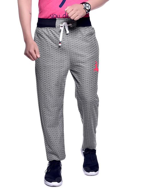 grey printed trackpant - 16053904 - Very Small Image - 1