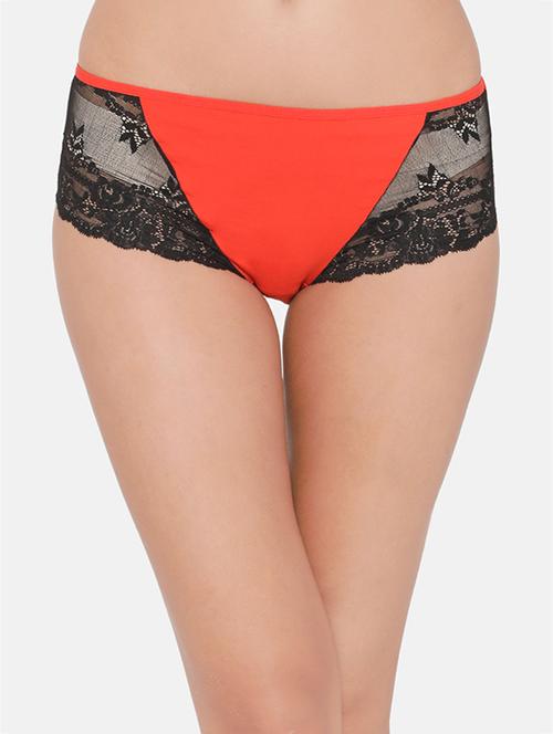 contrast lace boy shorts - 16055286 - Very Small Image - 1