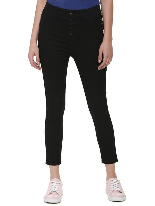 button detail solid jeans - 16059039 - Very Small Image - 1