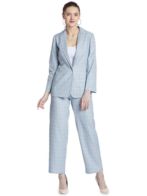 checkered blazer & trouser set - 16061926 - Very Small Image - 1