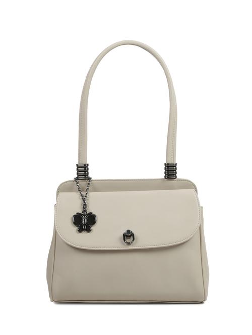 cream leatherette (pu) handbag - 16078198 - Very Small Image - 1