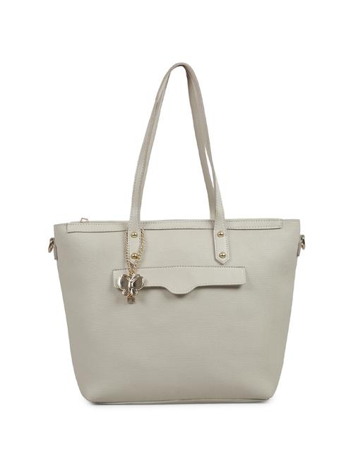 grey leatherette (pu) handbag - 16078217 - Very Small Image - 1