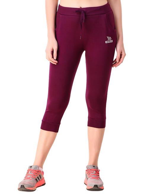 drawstring waist sports capri - 16078672 - Very Small Image - 1