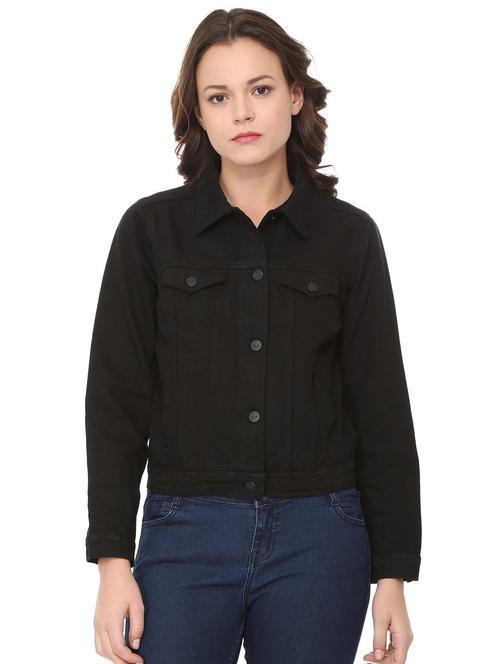 button up denim jacket - 16079931 - Very Small Image - 1