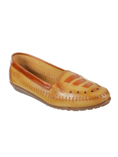 tan slip on casual shoes - 16082766 - Very Small Image - 1