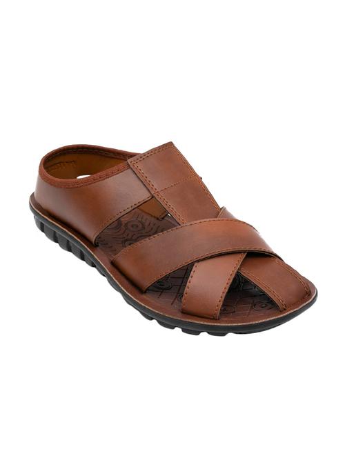 tan  slip on sandals - 16092702 - Very Small Image - 1
