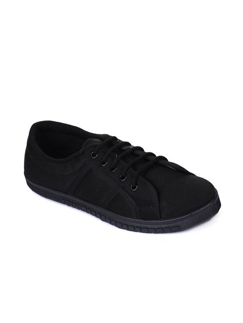 black fabric lace up sneakers - 16096774 - Very Small Image - 1