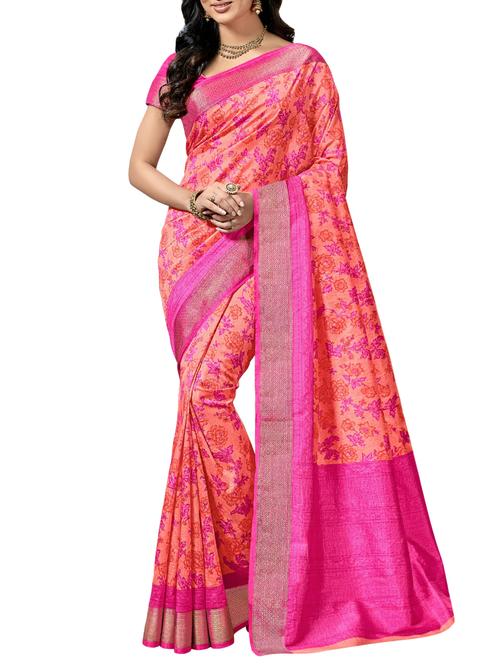 floral mysore silk saree - 16097666 - Very Small Image - 1