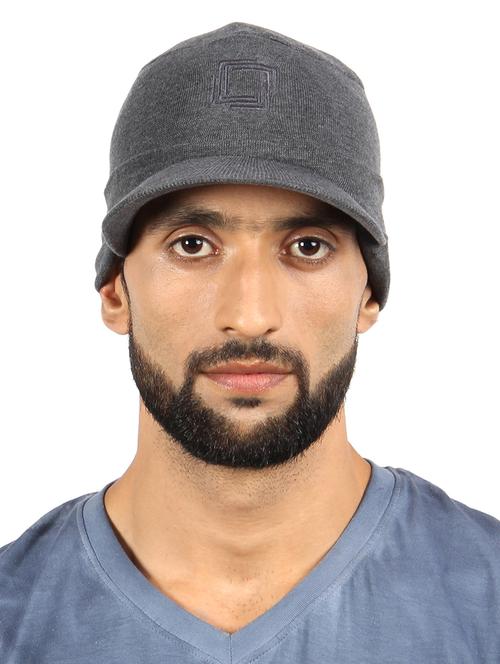 grey cotton winter caps - 16099167 - Very Small Image - 1