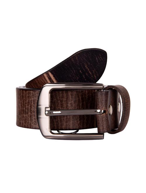 brown leather belt - 16108587 - Very Small Image - 1